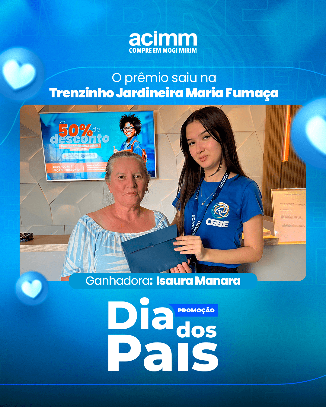 Isaura Manara - trenzinho e jardineira