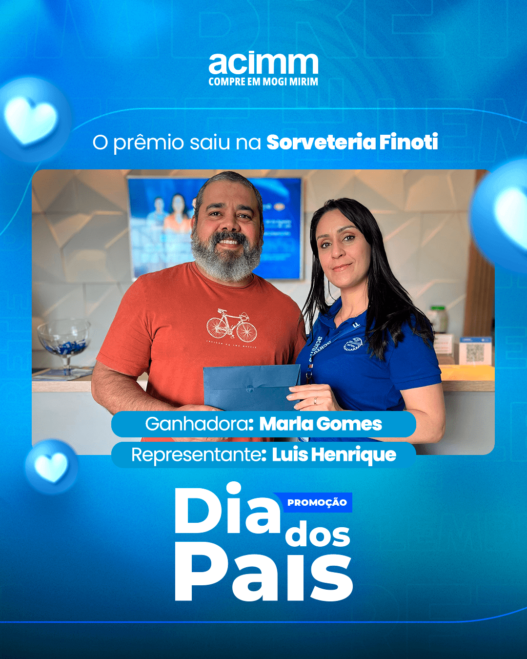 Marla Gomes - Luis Henrique - Sorveteria Finoti